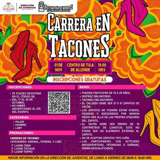 Aún estás a tiempo de inscribirte a la Carrera en Tacones