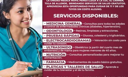 La Unidad Médica de Pemex estará instalada en la colonia El Carmen