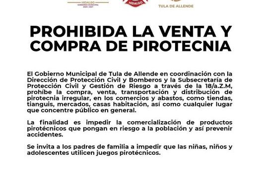 Comunicado Gobierno Muncipal de Tula de Allende