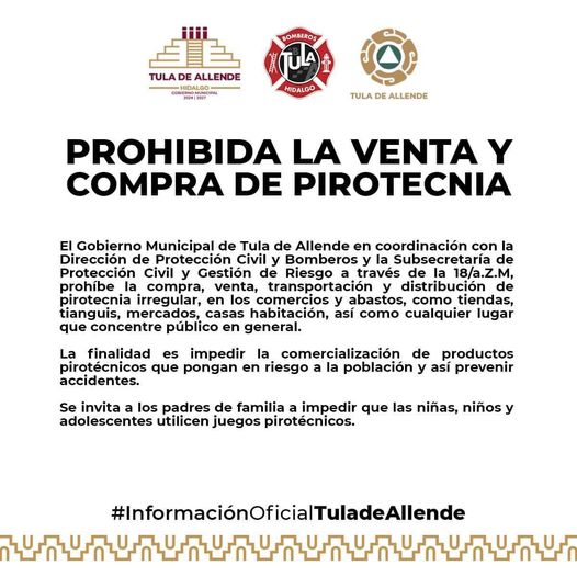 Comunicado Gobierno Muncipal de Tula de Allende