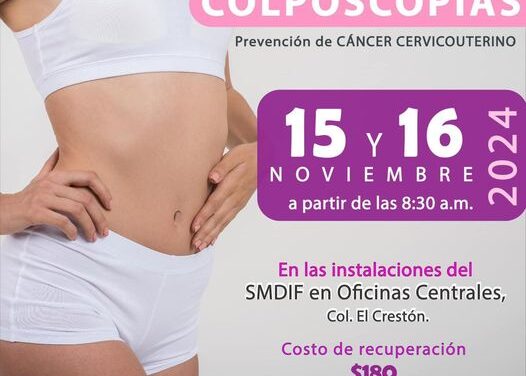 Realizarán Jornada de Colposcopia en Tula de Allende