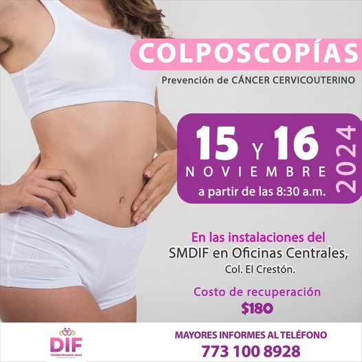 Realizarán Jornada de Colposcopia en Tula de Allende