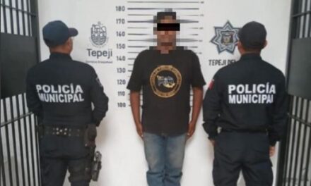 Seguridad Pública detiene a una persona en la comunidad de Melchor Ocampo