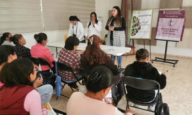 Capacitan a mujeres del programa «Huertos Familiares 2024» en #AtotonilcoDeTula