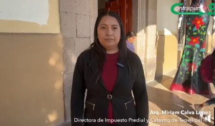 Entrevista a Miriam Calva López, Directora de Impuesto Predial y Catastro de Tepeji del Río.