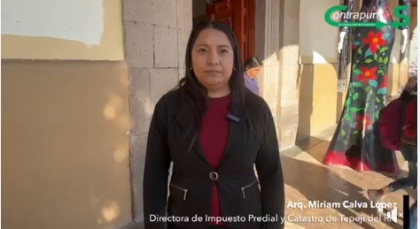 Entrevista a Miriam Calva López, Directora de Impuesto Predial y Catastro de Tepeji del Río.