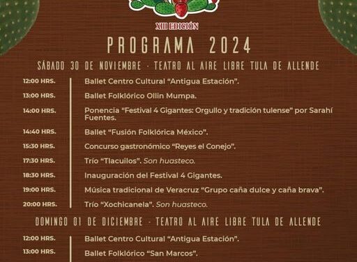 El Festival de los 4 Gigantes: Un encuentro de cultura y tradición en #TulaDeAllende
