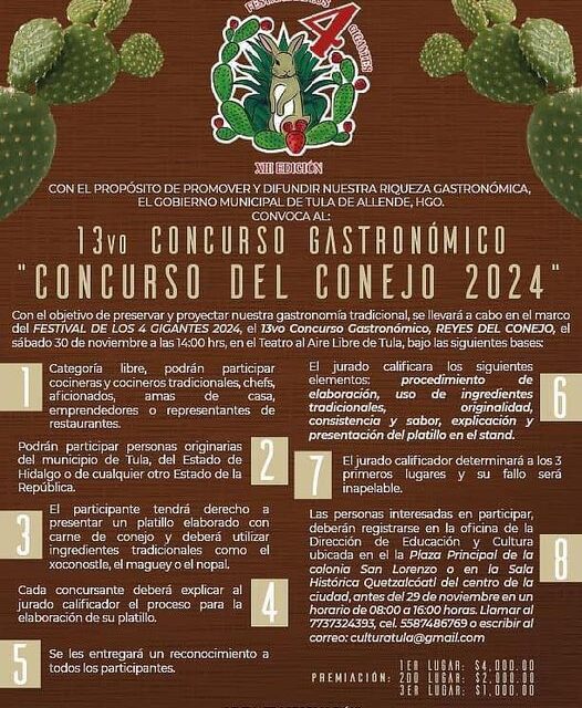 Invitan a participar en el “Concurso del conejo 2024”