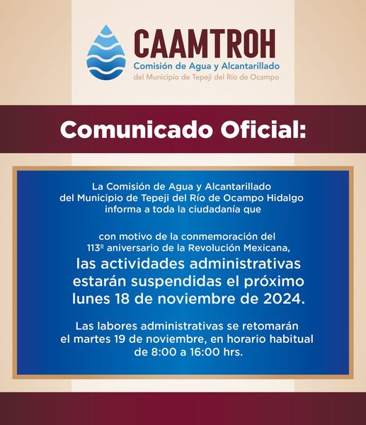 AVISO CAAMTROH