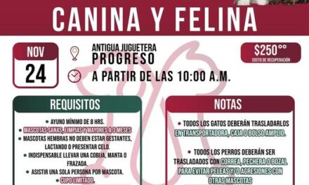 ¡Nueva Fecha para la Campaña de Esterilización Canina y Felina en #AtotonilcoDeTula!