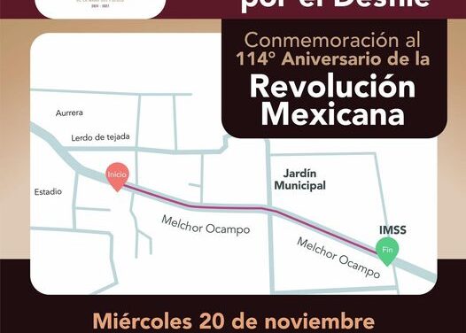 Anuncian cierre de circulación por desfile en Tepeji del Río