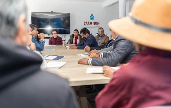 Caamtroh se reúne con representantes de los comités de agua del municipio