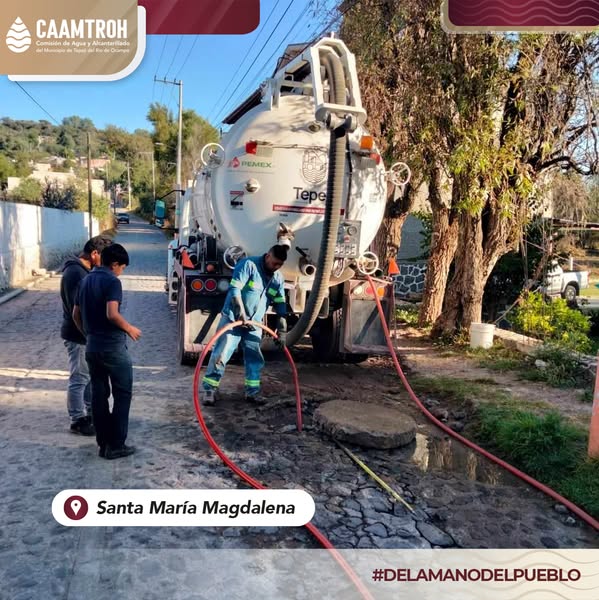 Caamtro realiza acciones concretas para brindar mejores servicios a los tepejanos