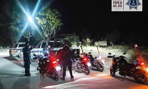 Implementan operativo «tornado» en Tepeji del Río