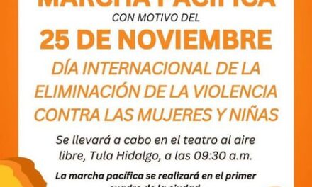 Organizan actividades en Tula de Allende por el Día internacional de la eliminación de la violencia contra mujeres y niñas