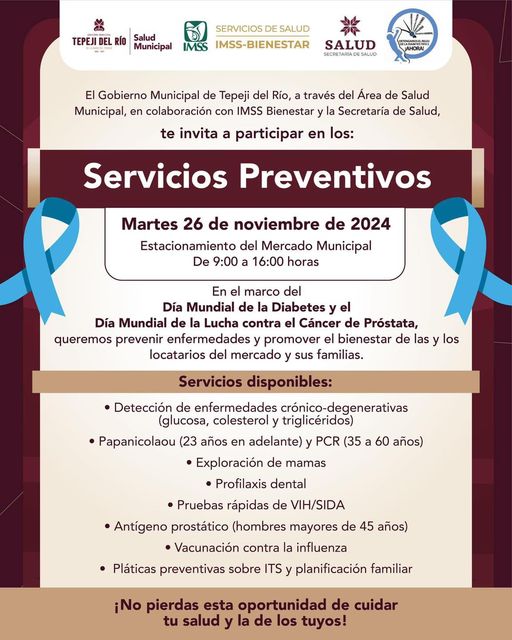 Jornada de Servicios Preventivos de Salud en Tepeji del Río