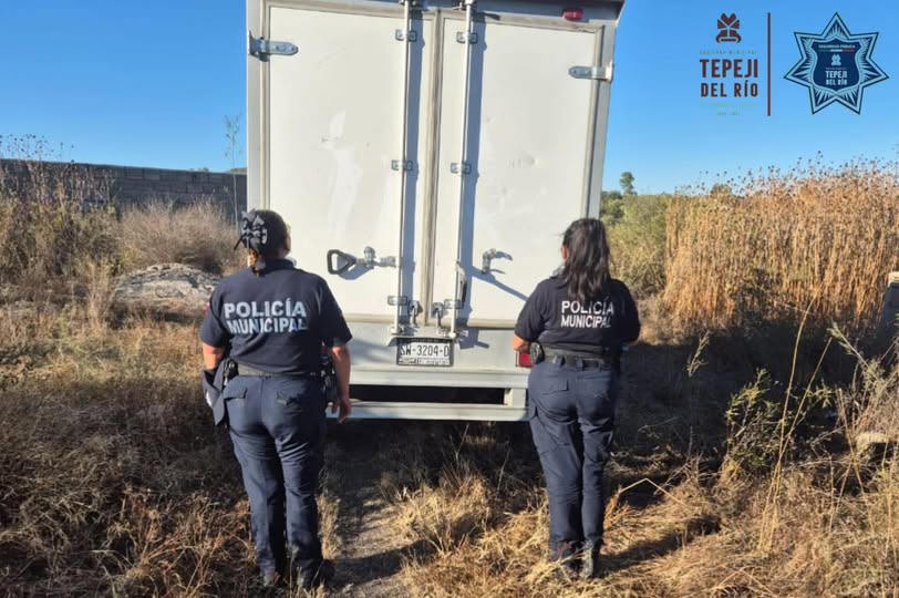 Recuperan unidad con reporte de robo durante recorridos de seguridad en Tepeji del Río