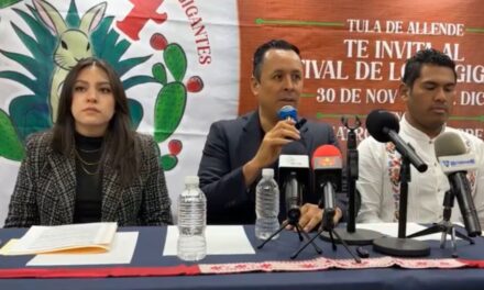 Presentación de la XIII edición del “Festival de los 4 Gigantes” en Tula de Allende