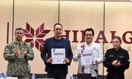 Cristhian Martínez recibe Plan Opertivo Contra Inundación de la Ciudad de Tula de Allende