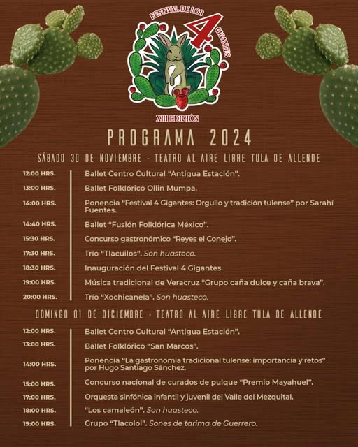 Aún estás a tiempo de disfrutar de las actividades del #FestivalDeLos4Gigantes.