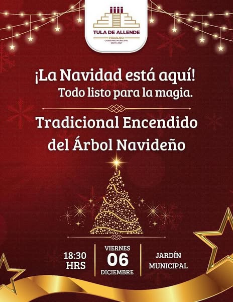 La navidad ha llegado a #TulaDeAllende