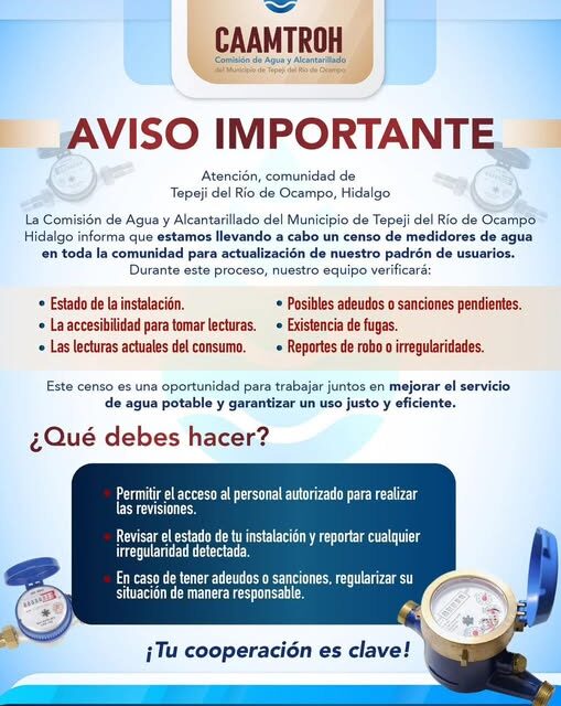 AVISO IMPORTANTE #Caamtroh