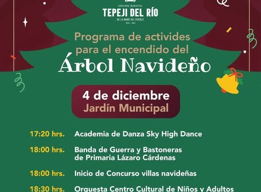 Encendamos el Espíritu de la Navidad en #TepejiDelRío