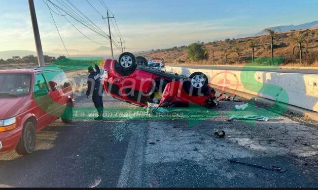 PC Tepeji atiende acciente registrado en la carretera Tula Tepeji