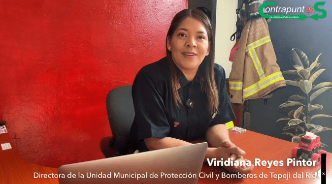 Entrevista a Viridiana Reyes Pintor, Directora de la Unidad de Protección Civil y Bomberos de Tepeji del Río.