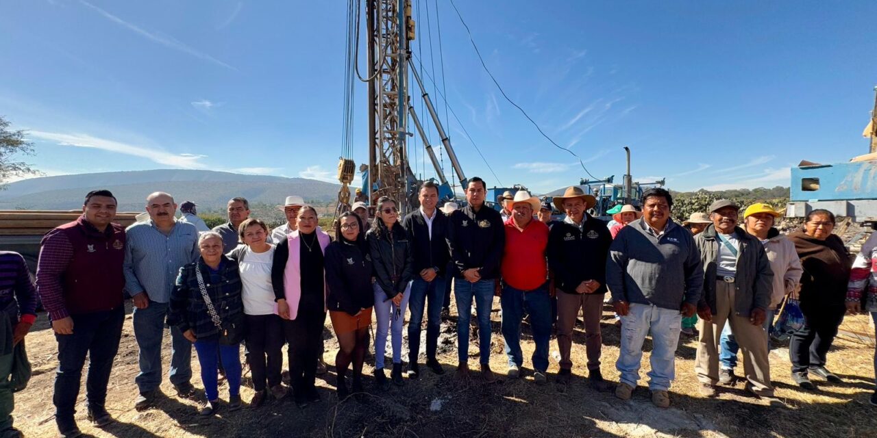 Perforación de pozo profundo en Xochitlán de las Flores: Mayor cobertura de agua potable en Tula de Allende