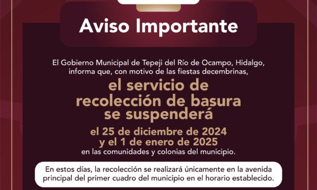 Aviso Importante: