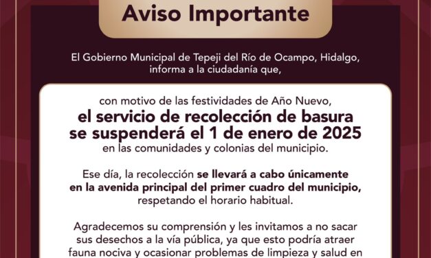 Aviso Importante