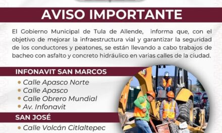 Aviso importante Tula de Allende