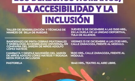 Organizan «Primer Festival en pro de los Derechos Humanos, la Accesibilidad y la Inclusión” en Tula de Allende