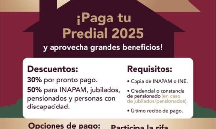 Paga tu predial 2025 en #TepejiDelRío y participa en la rifa de una motocicleta y otros premios.