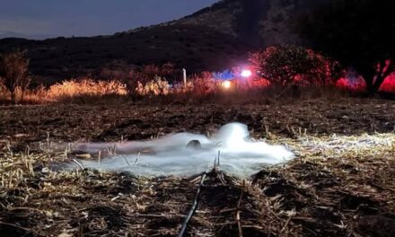 Atiende Protección Civil fuga de gas en El Zapote; la población está fuera de peligro