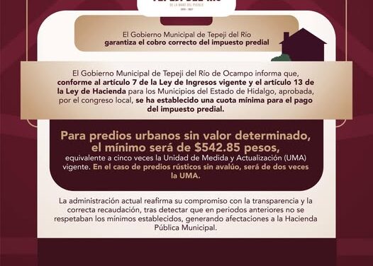 El gobierno de #TepejiDelRío #informa: