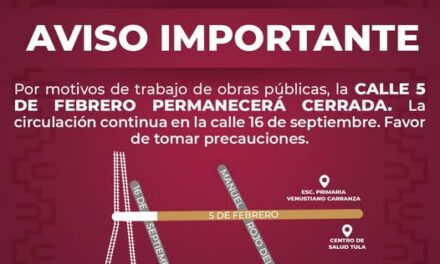 AVISO IMPORTANTE