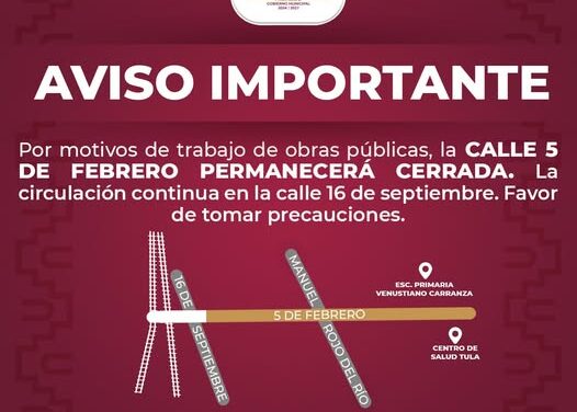 AVISO IMPORTANTE