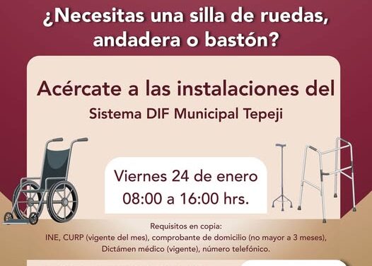 El Sistema DIF Municipal Tepeji del Río informa: