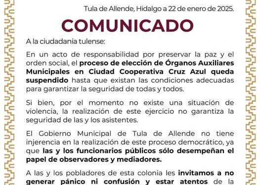 #Comunicado#TulaDeAllende