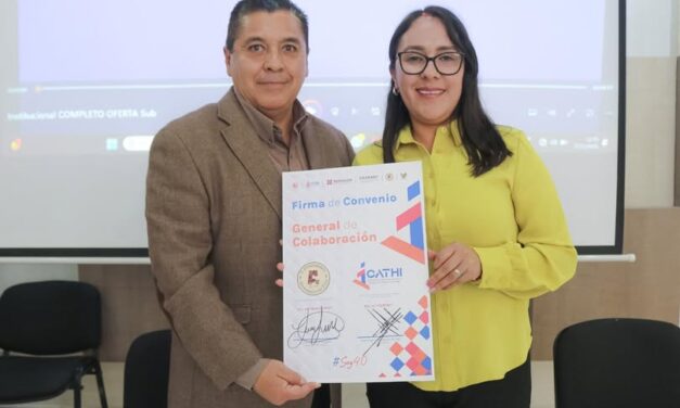 Atotonilco de Tula Firma Convenio con ICATHI para Impulsar el Desarrollo de la Comunidad