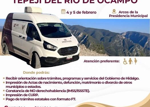 La Unidad de Servicios Estatales de la Secretaría de Gobierno del Estado de Hidalgo regresa a Tepeji