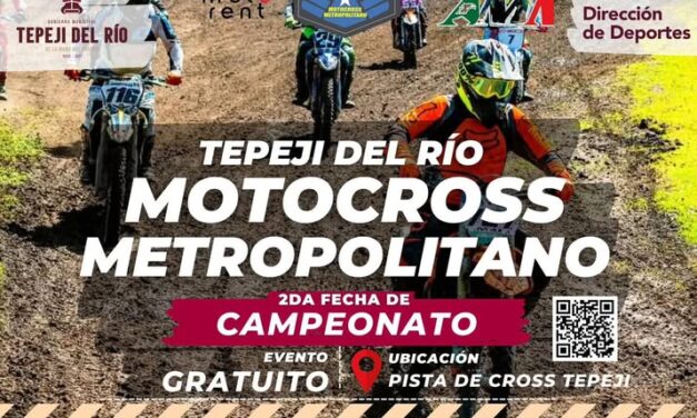 Tepeji del Río será sede de la 2ª Fecha del Campeonato Metropolitano de Motocross 2025