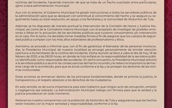COMUNICADO OFICIAL