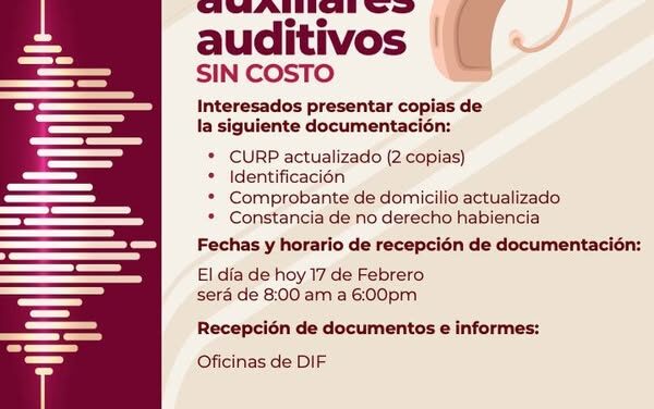 El Programa de Apoyos Auxiliares Auditivos sigue beneficiando a quienes más lo necesitan.