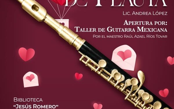 Este 13 de febrero, vive una velada llena de armonía y emociones con el 𝗥𝗲𝗰𝗶𝘁𝗮𝗹 𝗱𝗲 𝗙𝗹𝗮𝘂𝘁𝗮 𝗱𝗲 𝗹𝗮 𝗟𝗶𝗰. 𝗔𝗻𝗱𝗿𝗲𝗮 𝗟𝗼́𝗽𝗲𝘇