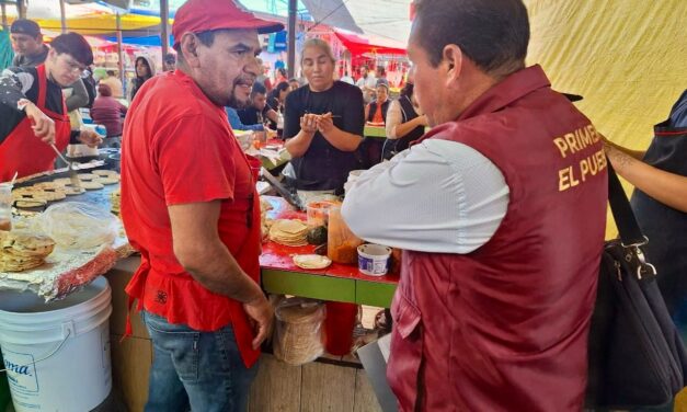 Realizan inspecciones en el tianguis de los lunes en Tepeji