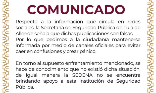 Comunicado oficial