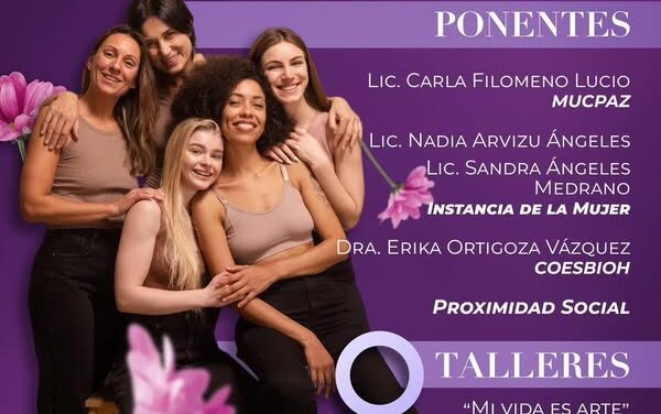 Organizan talleres y grandes ponentes para conmemorar el 8M en Atotonilco de Tula